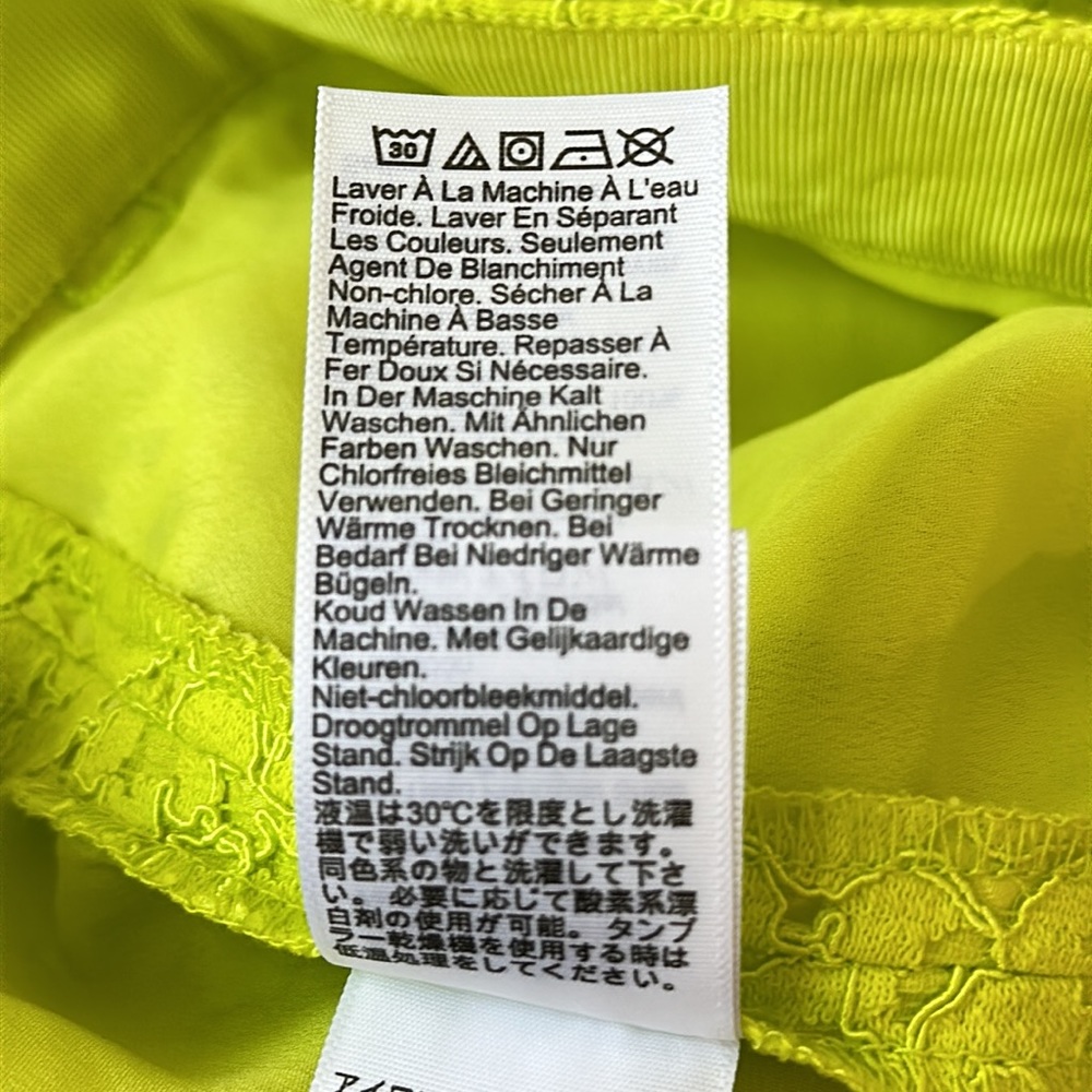 J Crew Number 3 Pencil Skirt in Citrine Lace NWT Size 6 - Picture 11 of 12